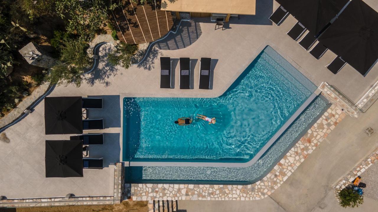 Wow Panoramic View Deluxe Villas Agkidia Esterno foto