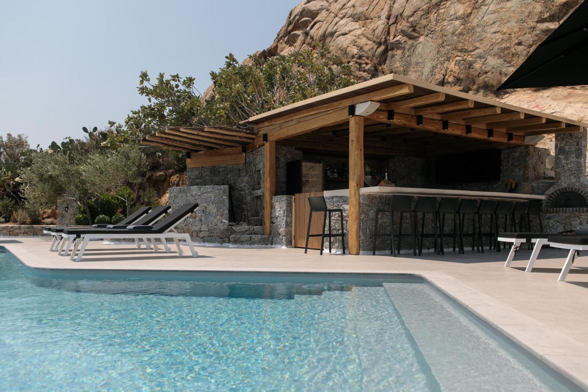 Wow Panoramic View Deluxe Villas Agkidia Camera foto